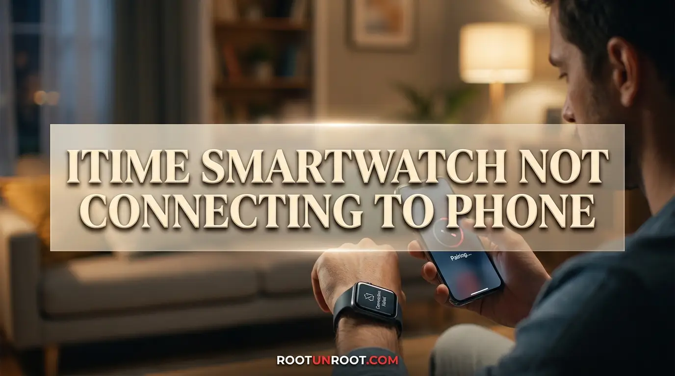 Itime Smartwatch Not Connecting to Phone-FI
