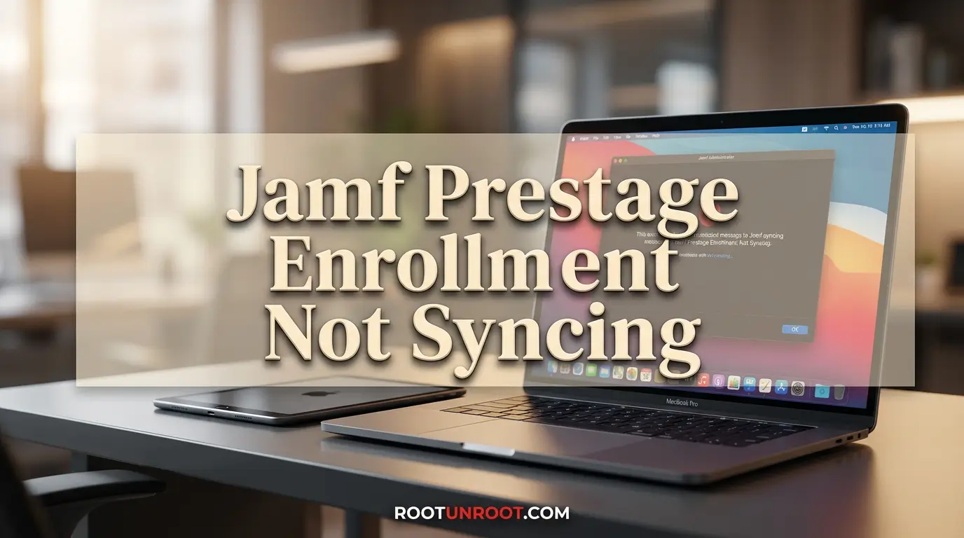 Jamf Prestage Enrollment Not Syncing-FI