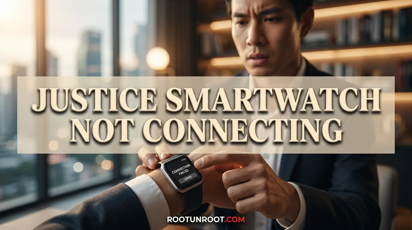 Justice Smartwatch Not Connecting-FI