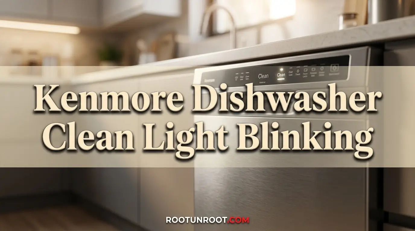 Kenmore Dishwasher Clean Light Blinking-FI