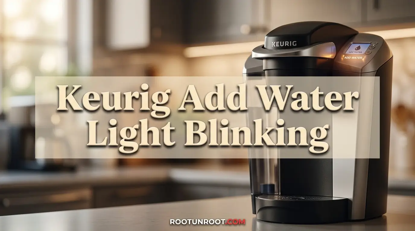 Keurig Add Water Light Blinking-FI
