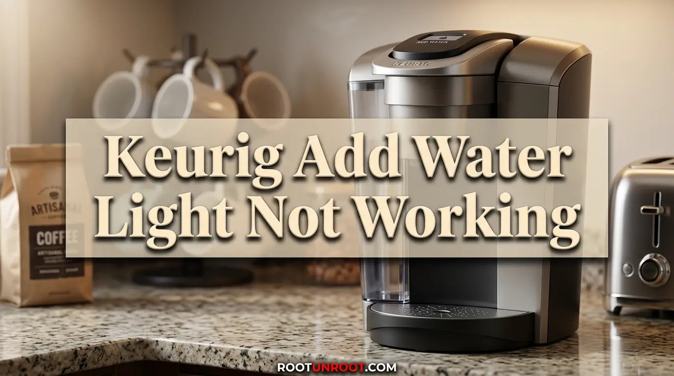 Keurig Add Water Light Not Working-FI