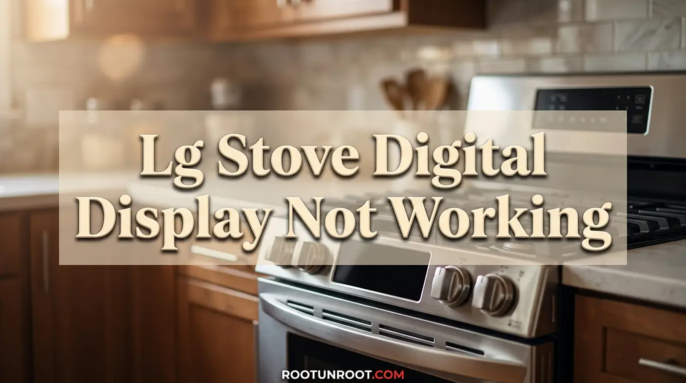 Lg Stove Digital Display Not Working-FI