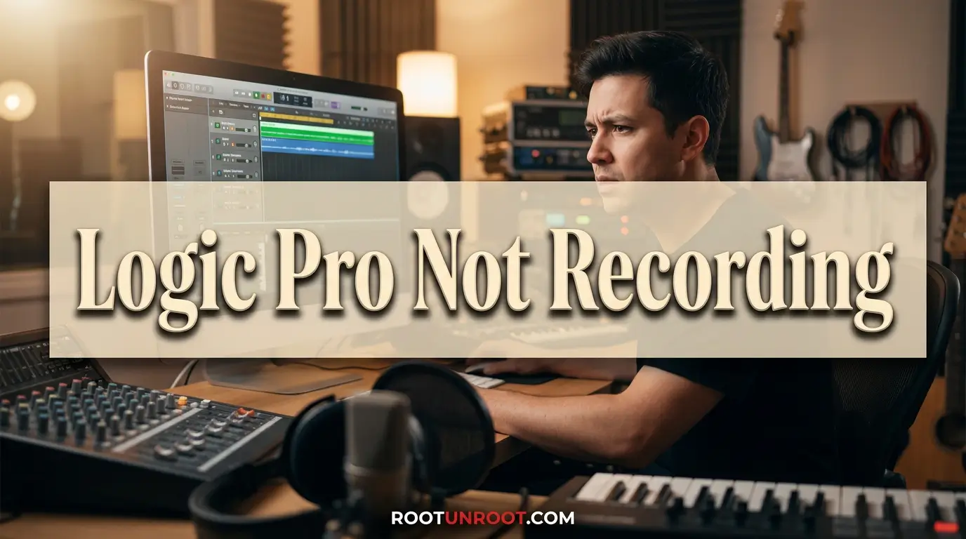 Logic Pro Not Recording-FI