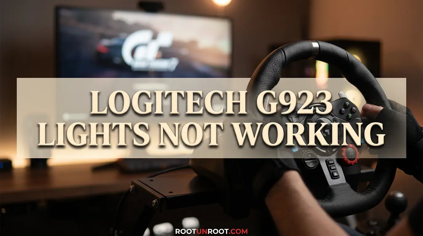 Logitech G923 Lights Not Working-FI