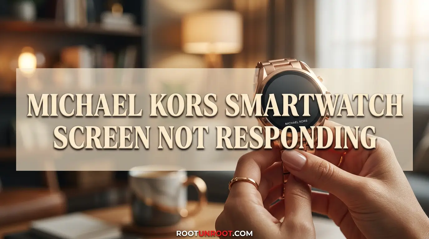 Michael Kors Smartwatch Screen Not Responding-FI