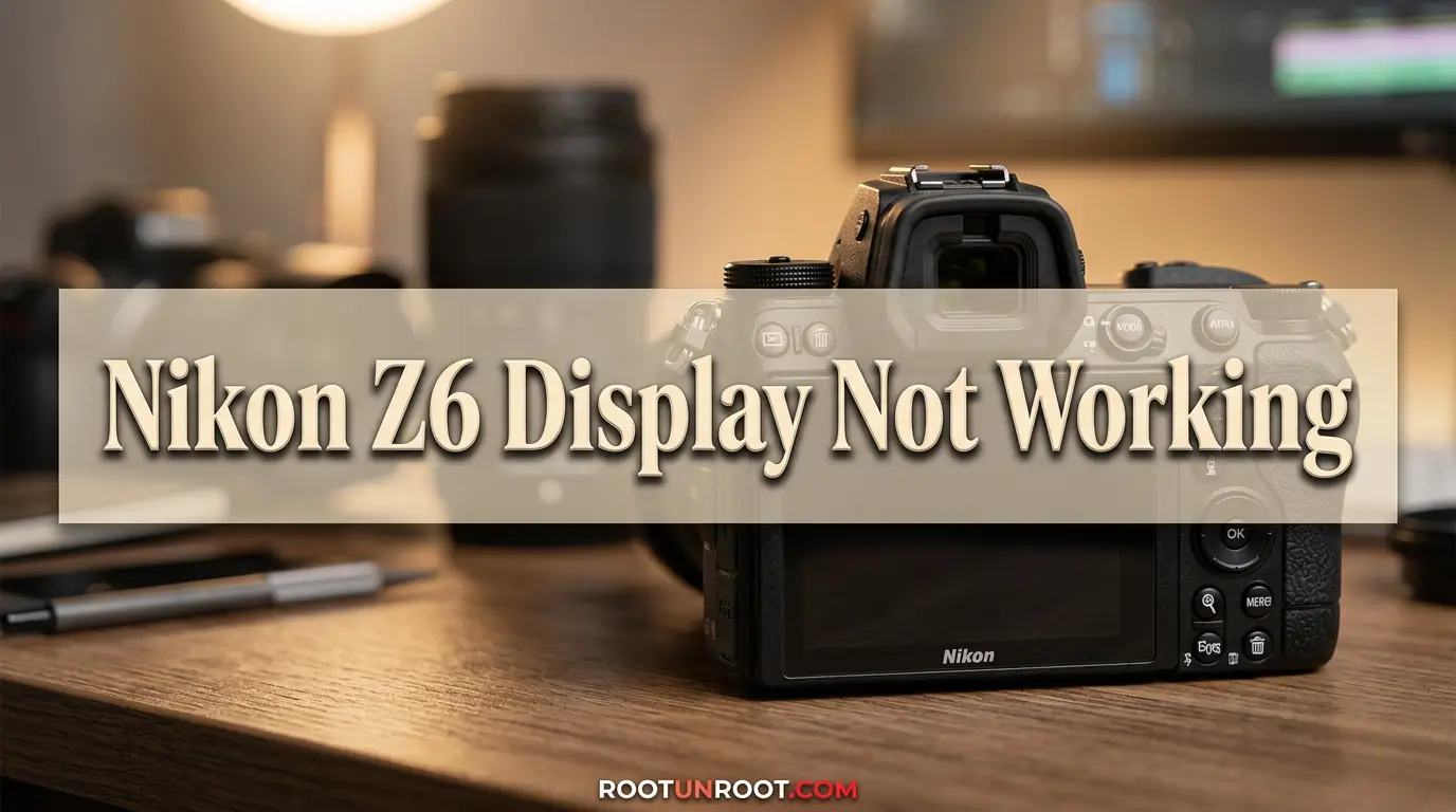 Nikon Z6 Display Not Working-FI