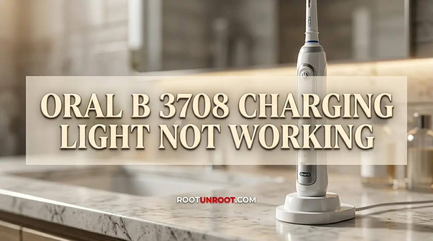Oral B 3708 Charging Light Not Working-FI
