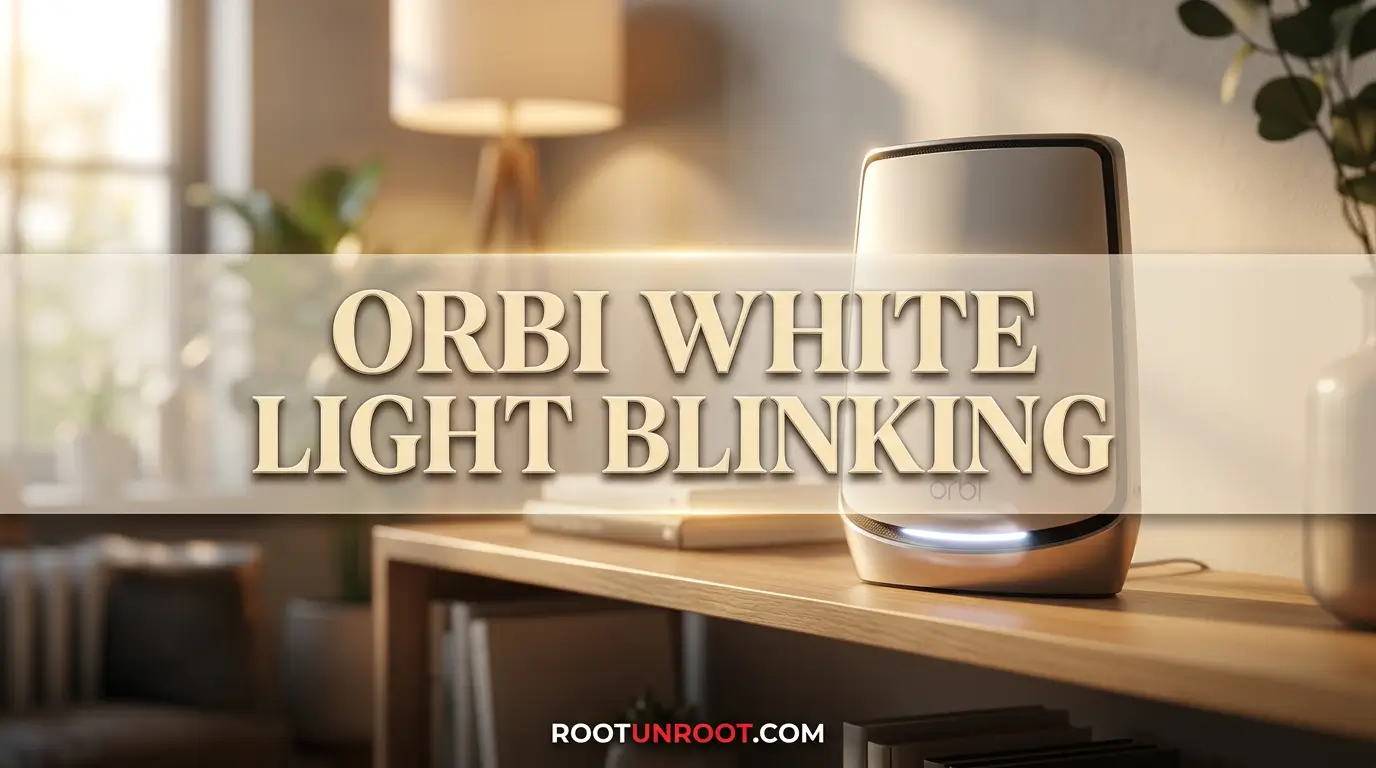 Orbi White Light Blinking-FI