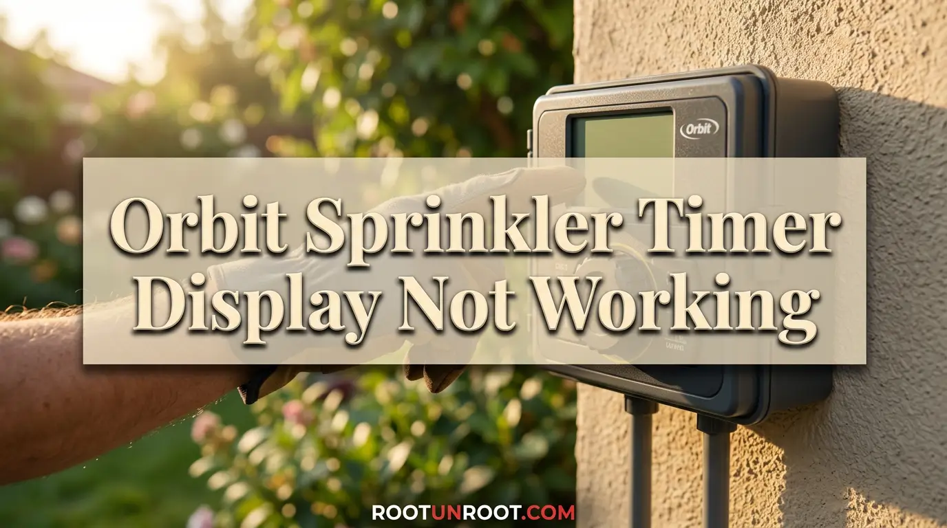 Orbit Sprinkler Timer Display Not Working-FI