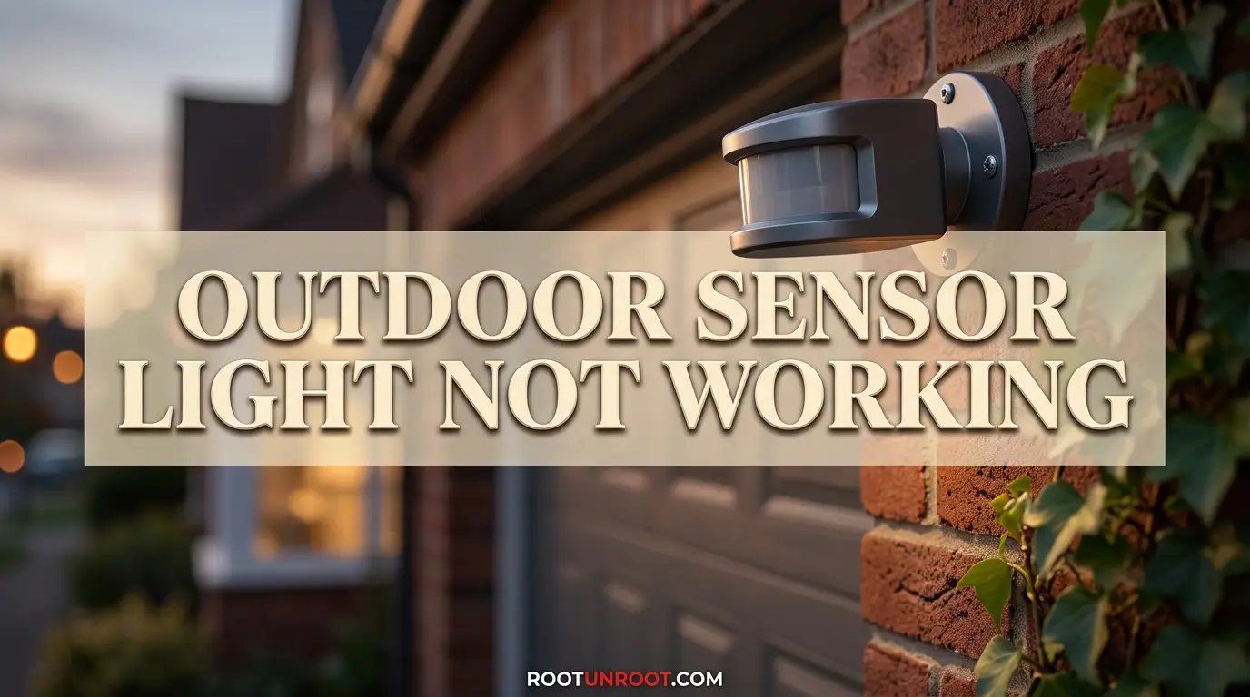 Outdoor Sensor Light Not Working-FI