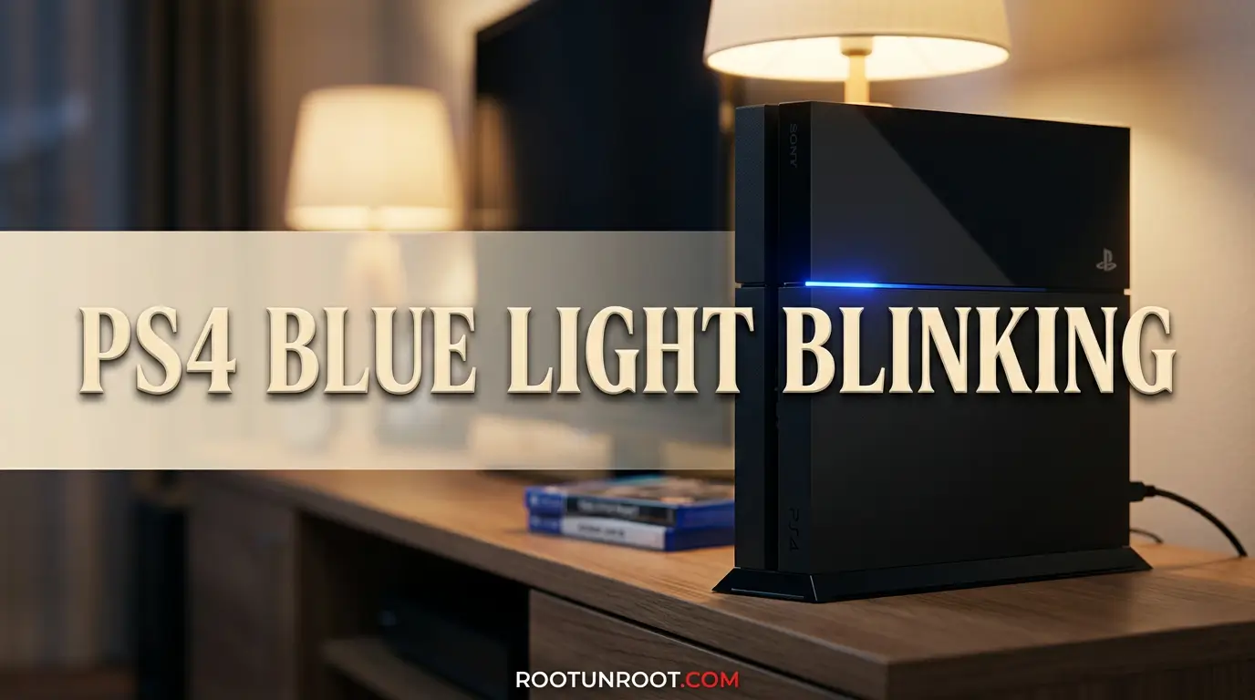 PS4 Blue Light Blinking-FI