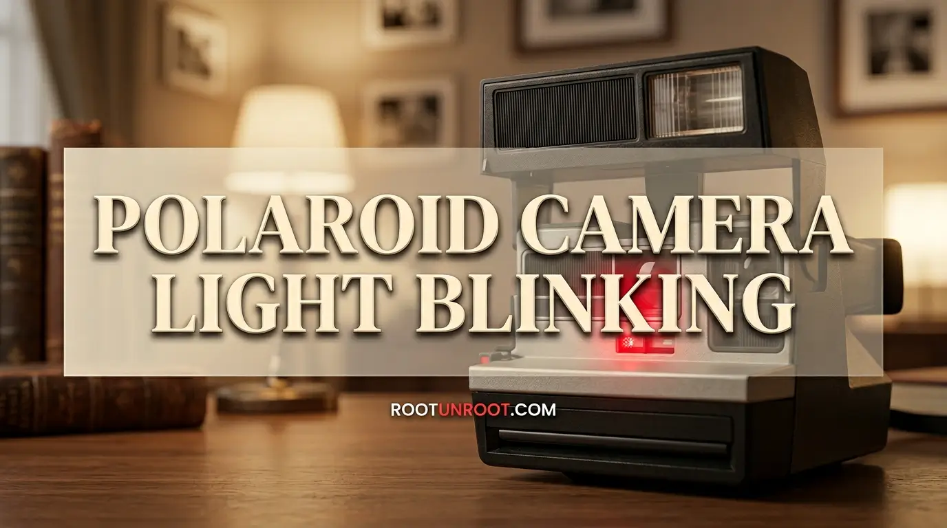 Polaroid Camera Light Blinking-FI
