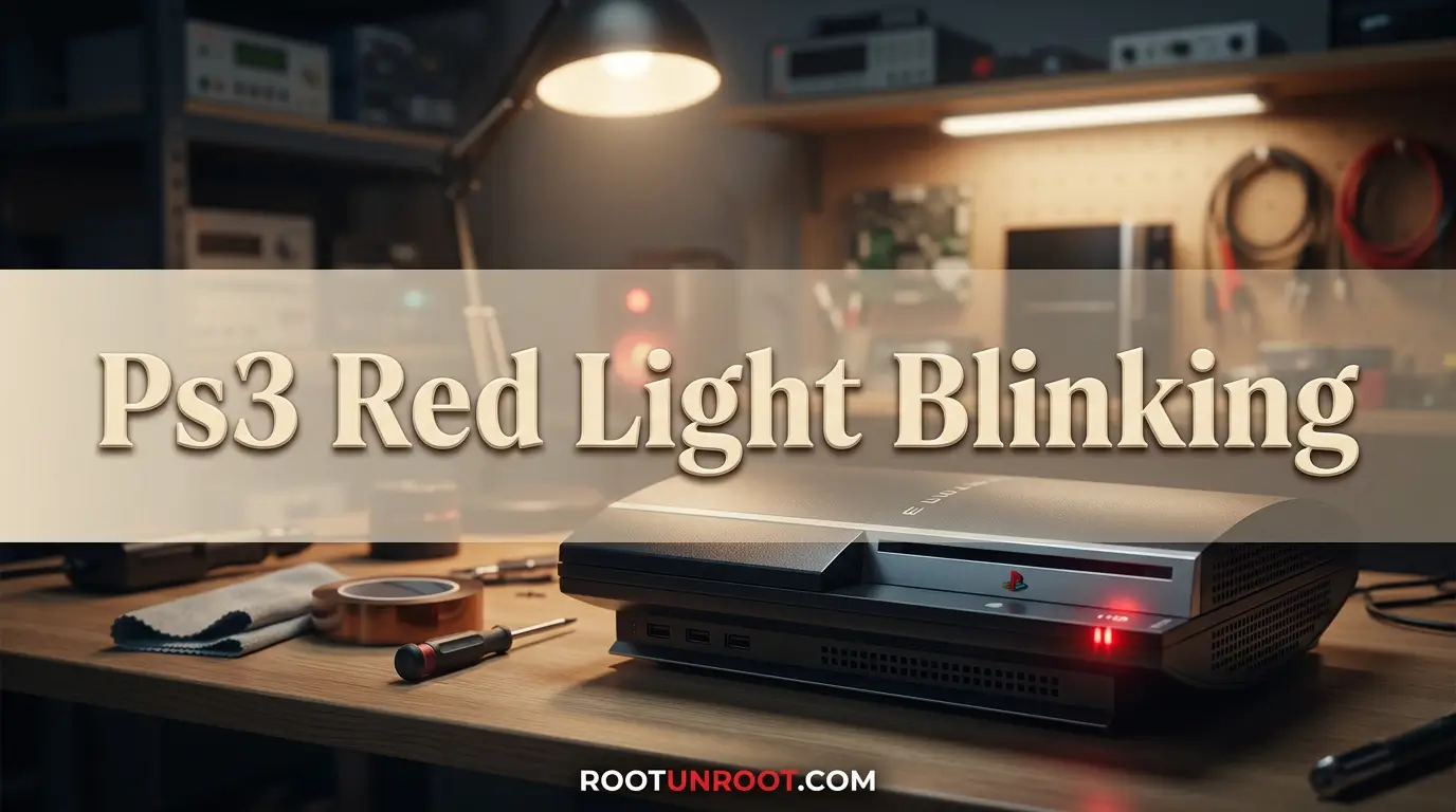 Ps3 Red Light Blinking-FI