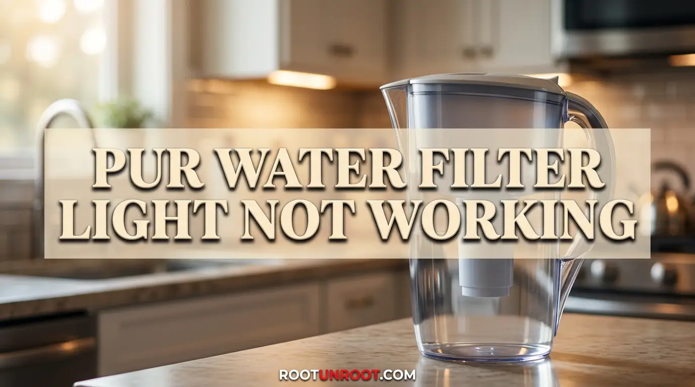 Pur Water Filter Light Not Working-FI