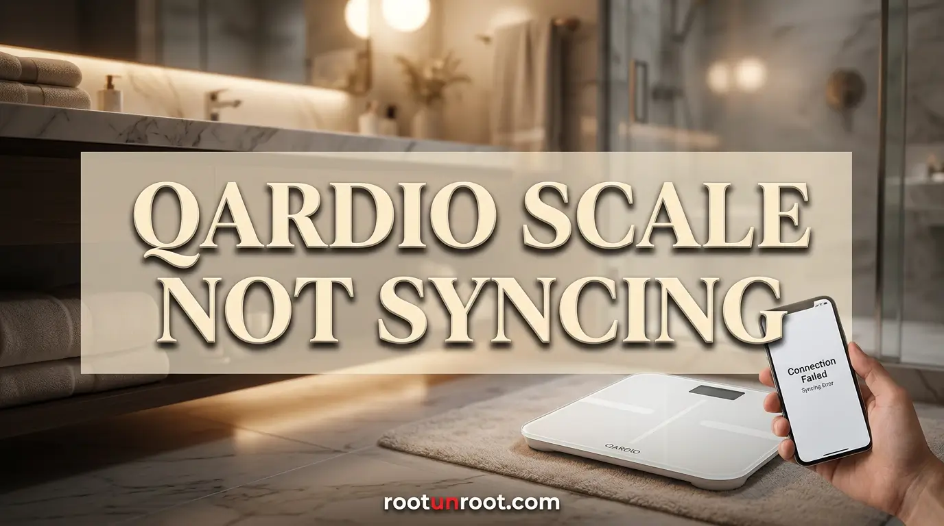 Qardio Scale Not Syncing-FI