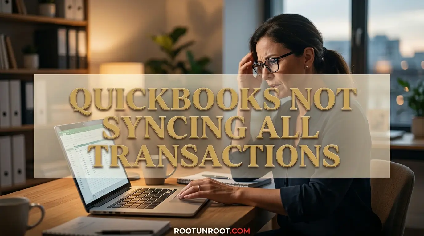 Quickbooks Not Syncing All Transactions-FI