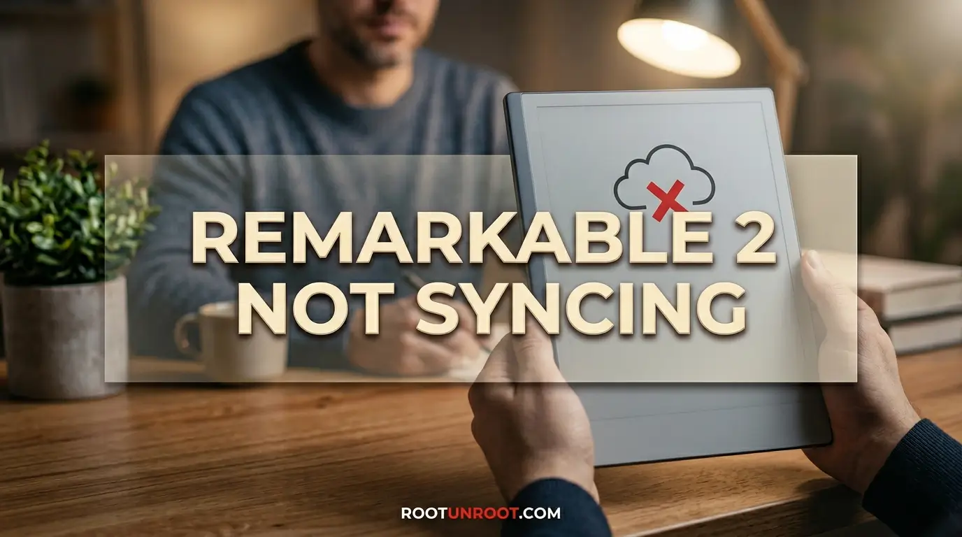 Remarkable 2 Not Syncing-FI