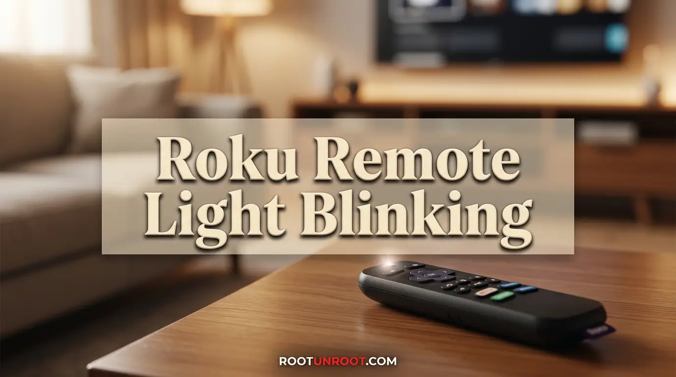 Roku Remote Light Blinking-FI
