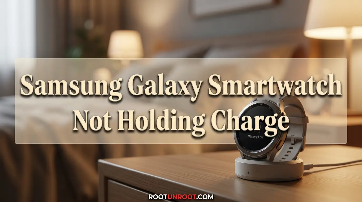 Samsung Galaxy Smartwatch Not Holding Charge-FI