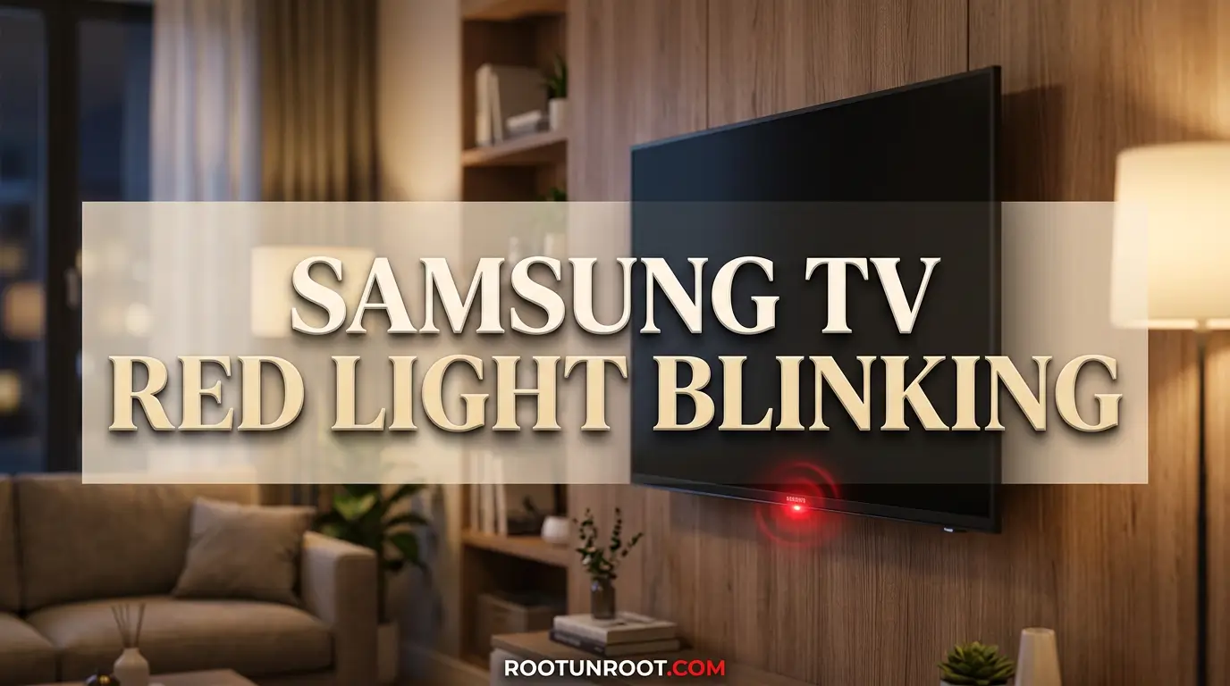 Samsung TV Red Light Blinking-FI