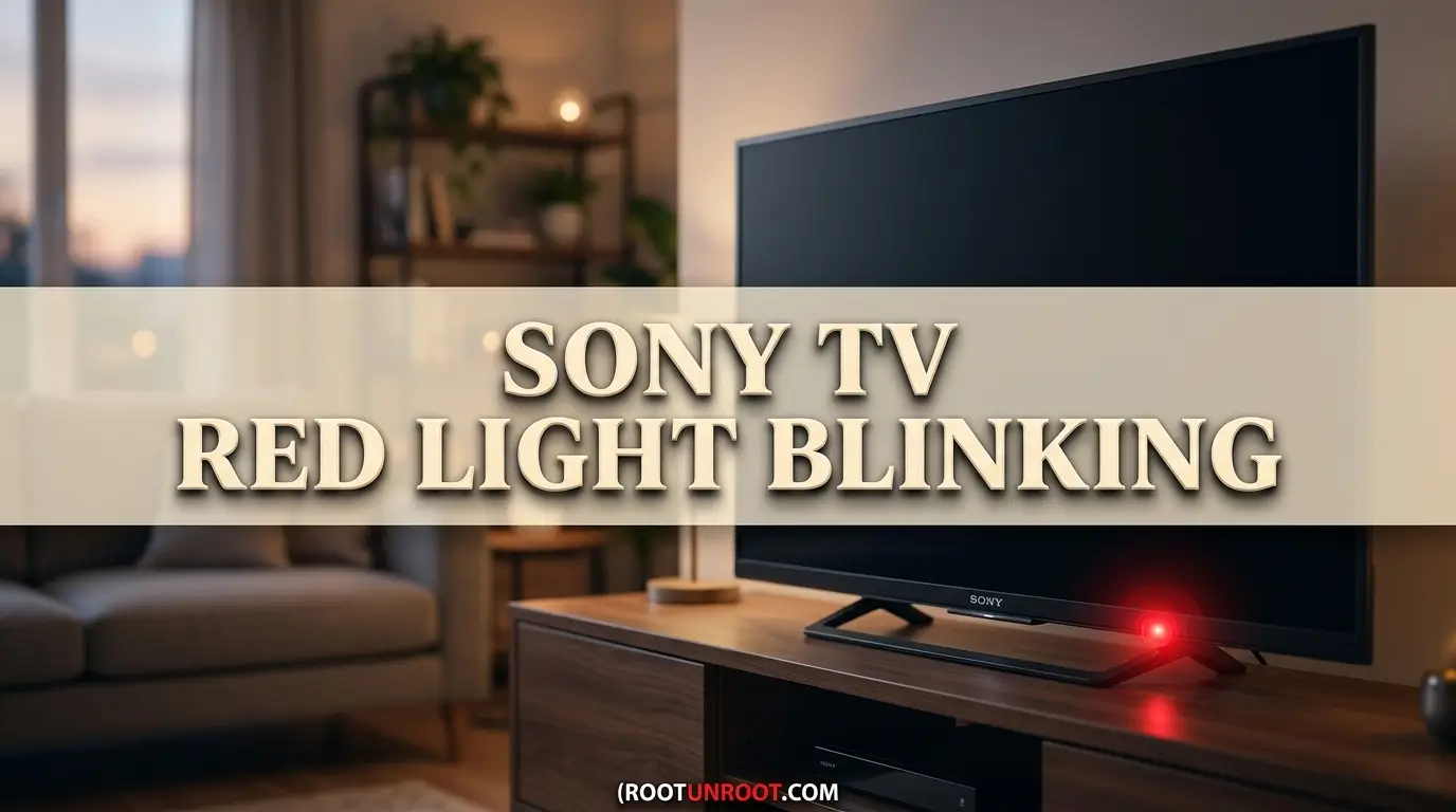 Sony TV Red Light Blinking-FI