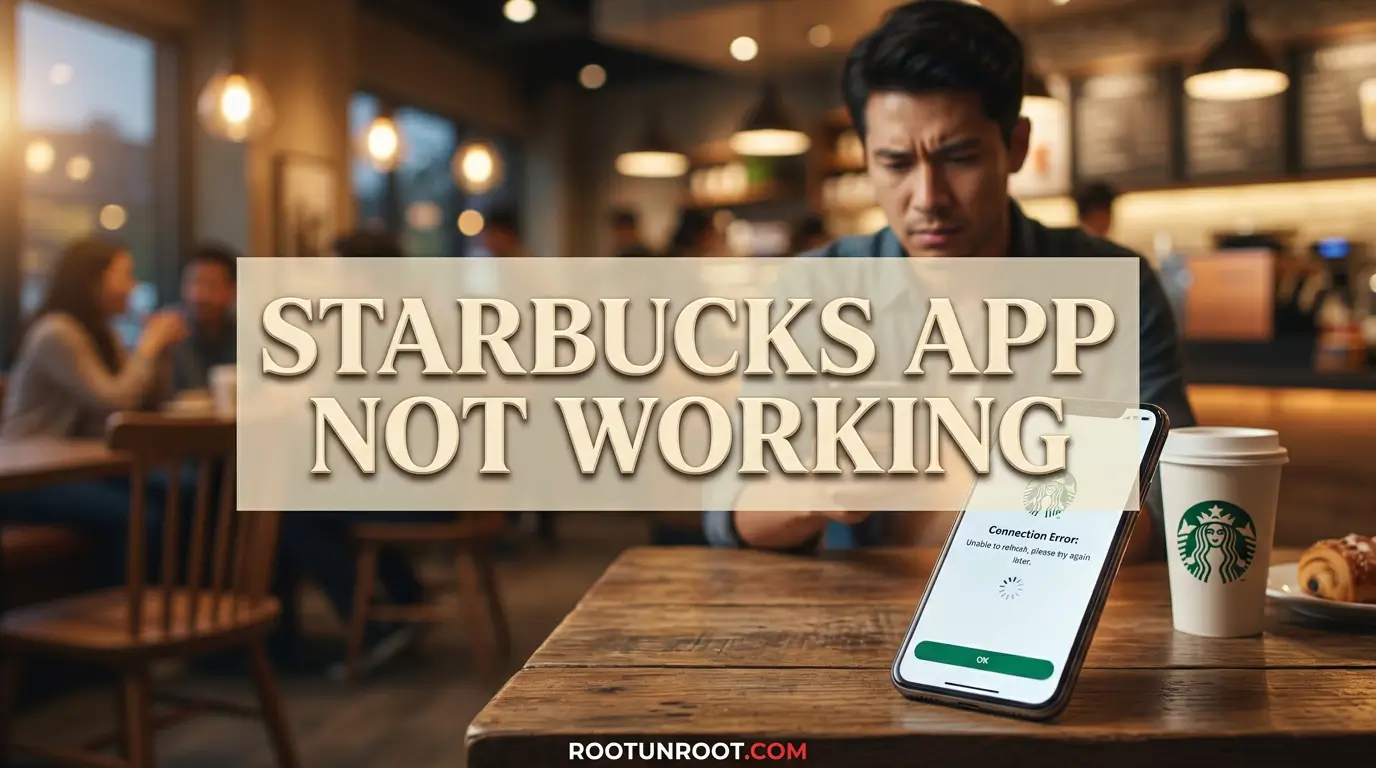 Starbucks App Not Working-FI
