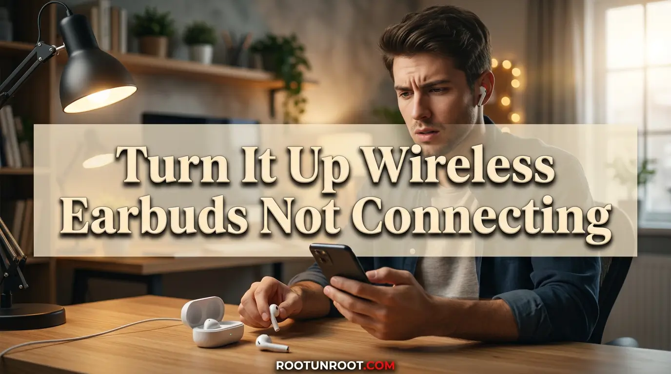 Turn It Up Wireless Earbuds Not Connecting-FI