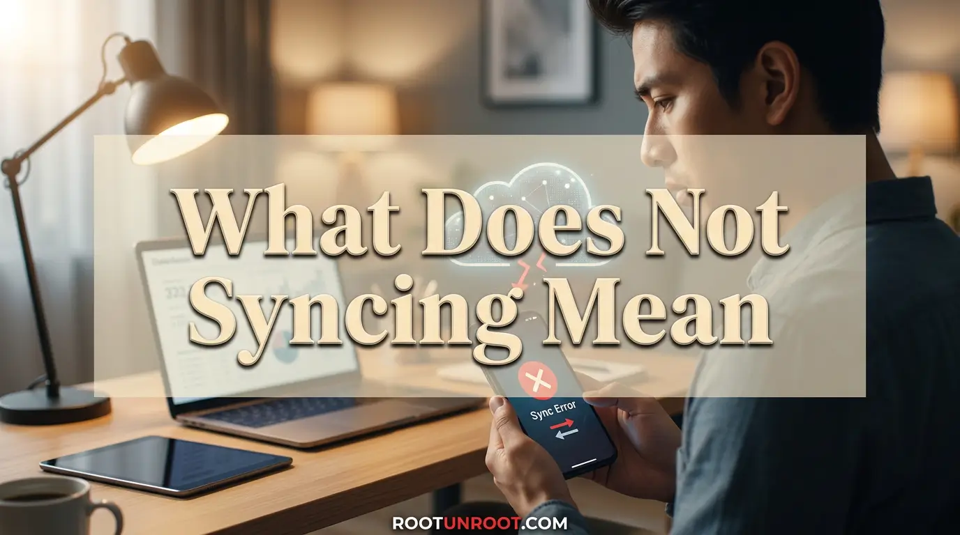 What Does Not Syncing Mean-FI