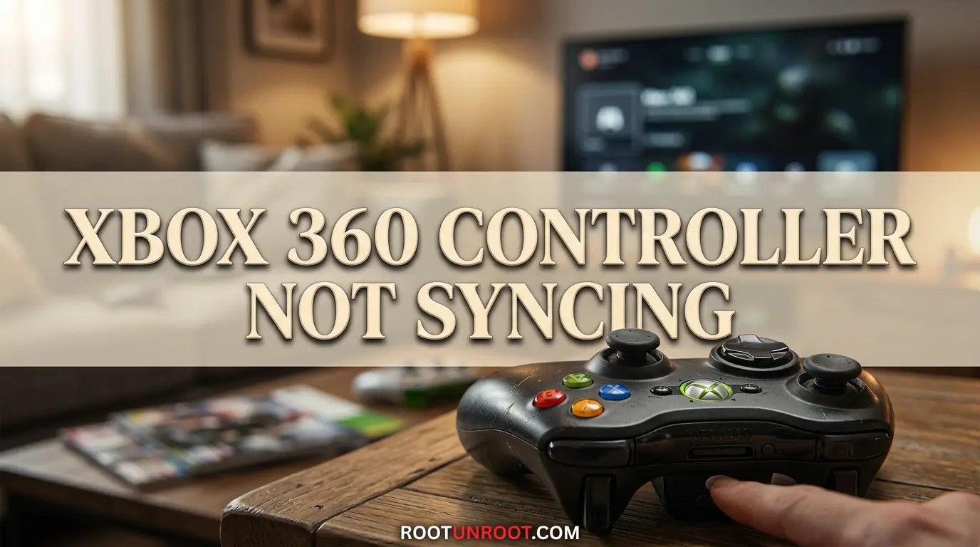 Xbox 360 Controller Not Syncing-FI