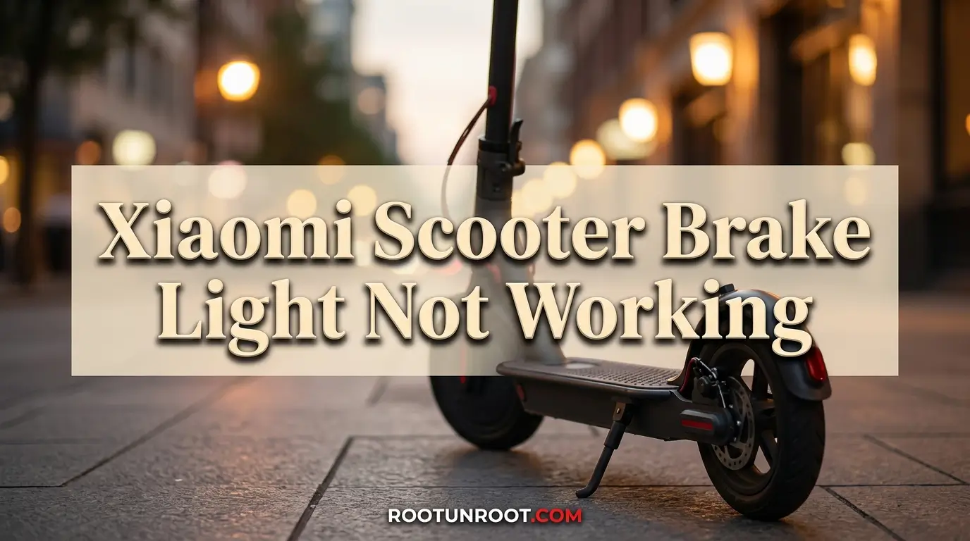 Xiaomi Scooter Brake Light Not Working-FI