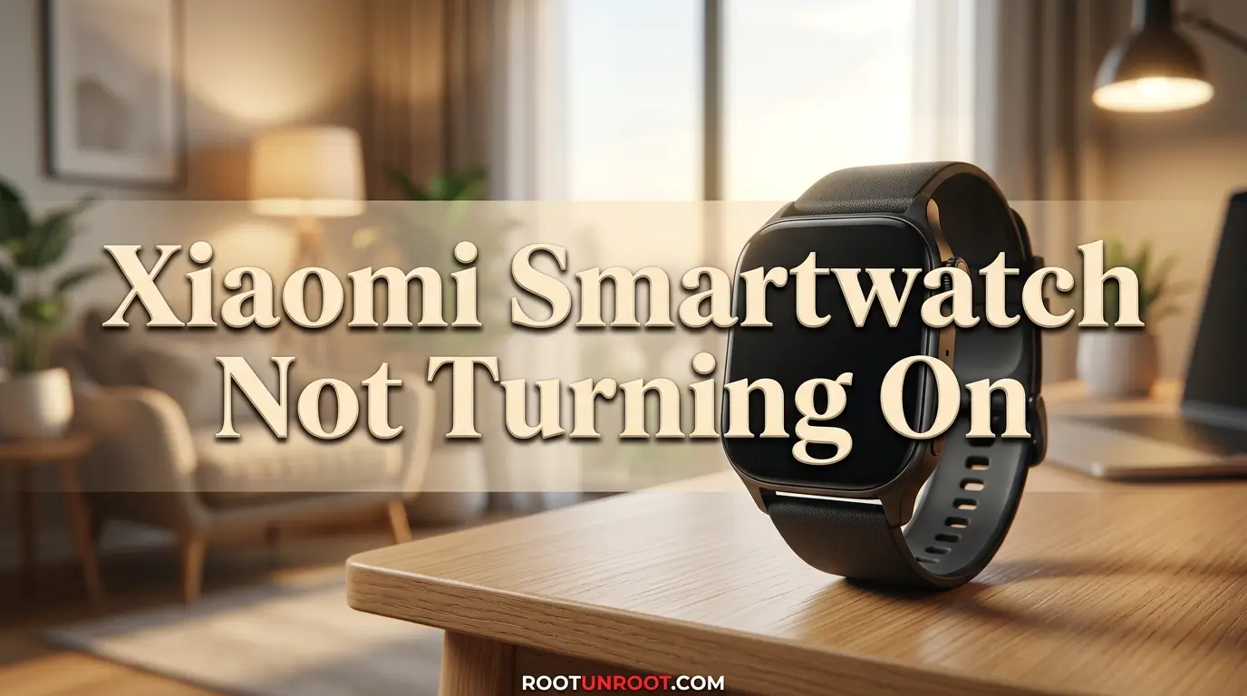 Xiaomi Smartwatch Not Turning On-FI