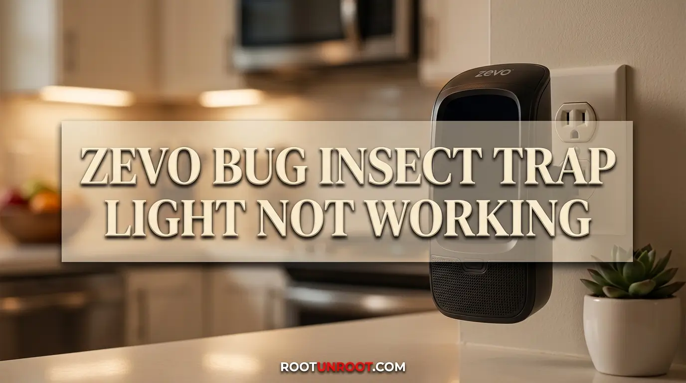 Zevo Bug Insect Trap Light Not Working-FI