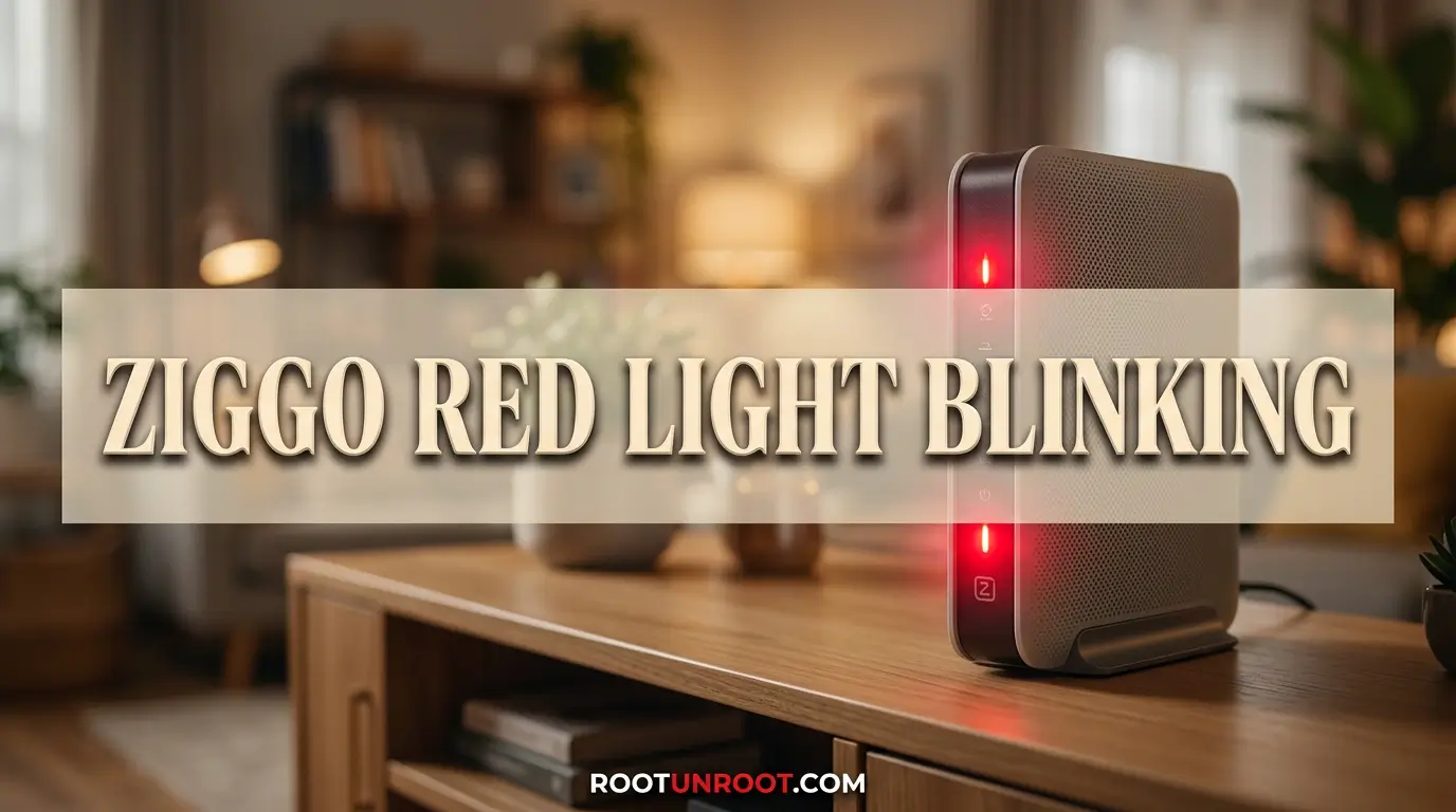 Ziggo Red Light Blinking-FI