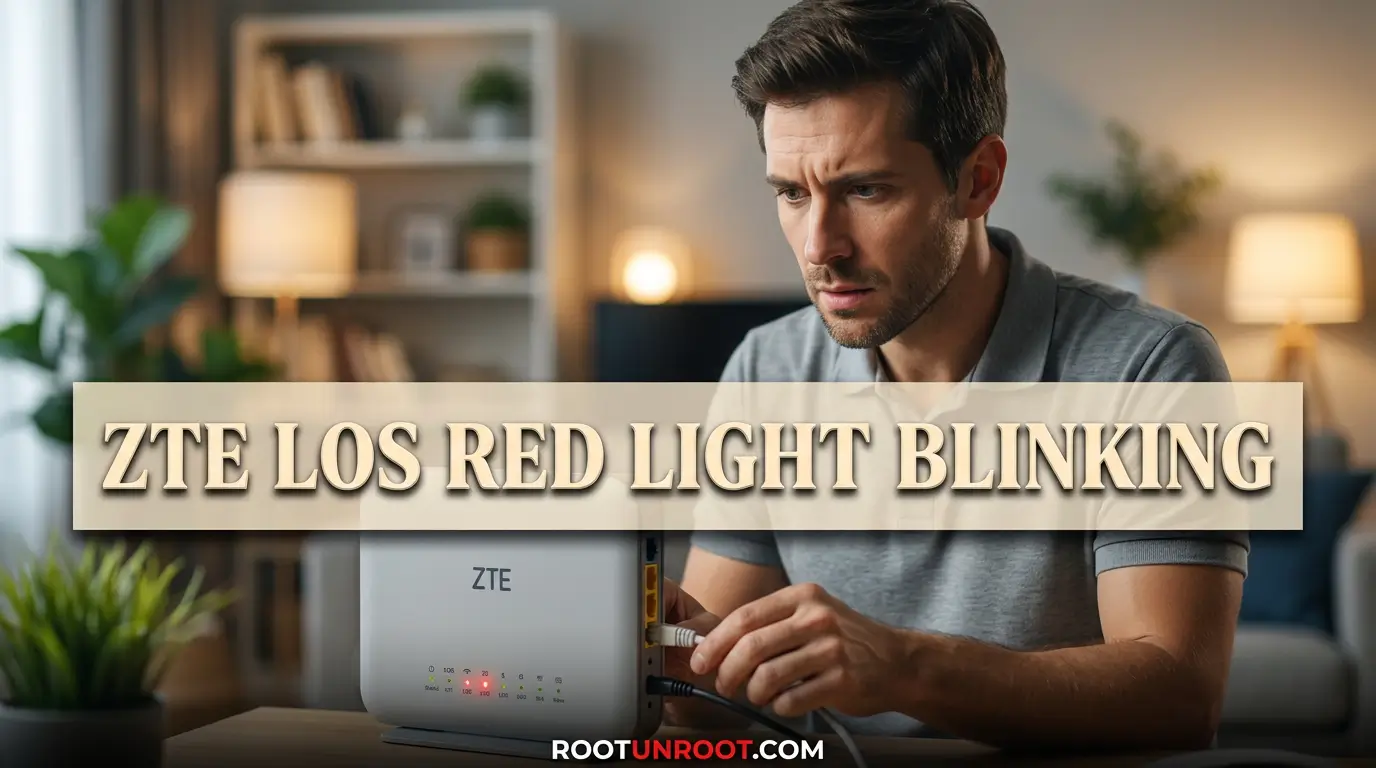 Zte Los Red Light Blinking-FI