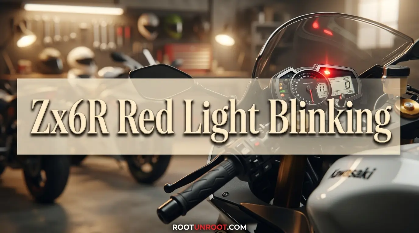 Zx6R Red Light Blinking-FI