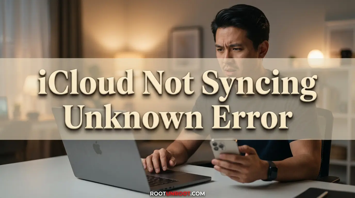 iCloud Not Syncing Unknown Error-FI