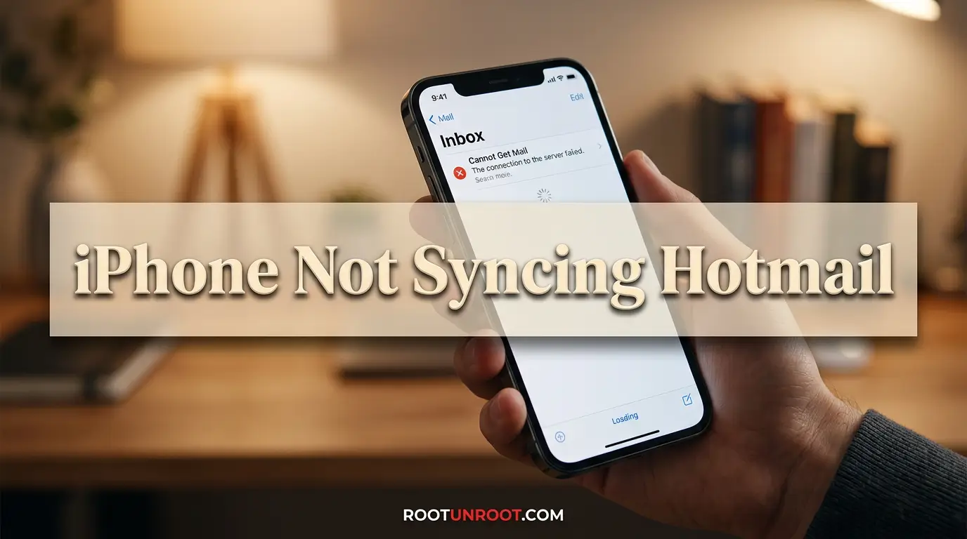 iPhone Not Syncing Hotmail-FI