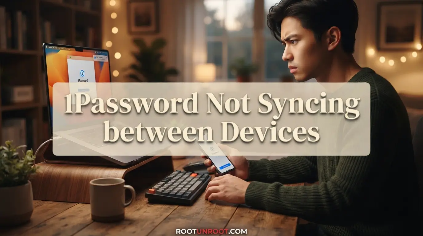 1Password Not Syncing between Devices-FI