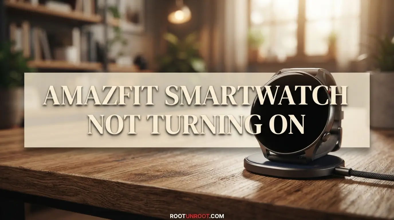 Amazfit Smartwatch Not Turning On-FI
