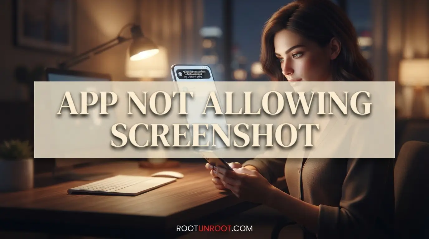 App Not Allowing Screenshot-FI