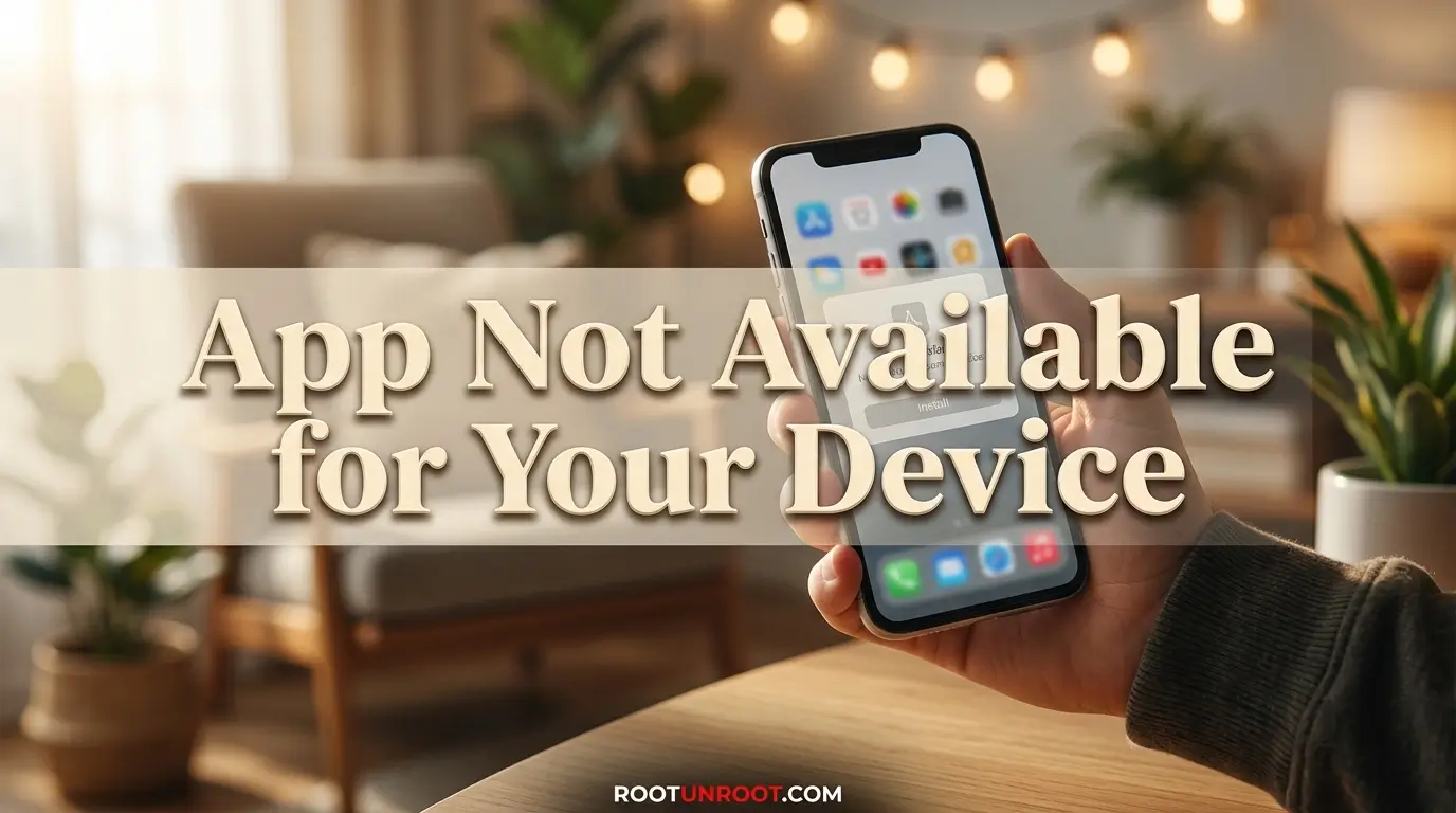 App Not Available for Your Device-FI