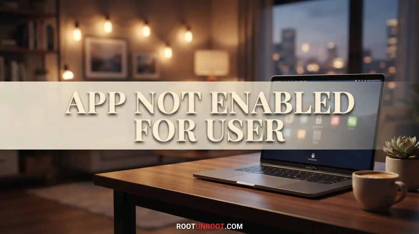 App Not Enabled for User-FI