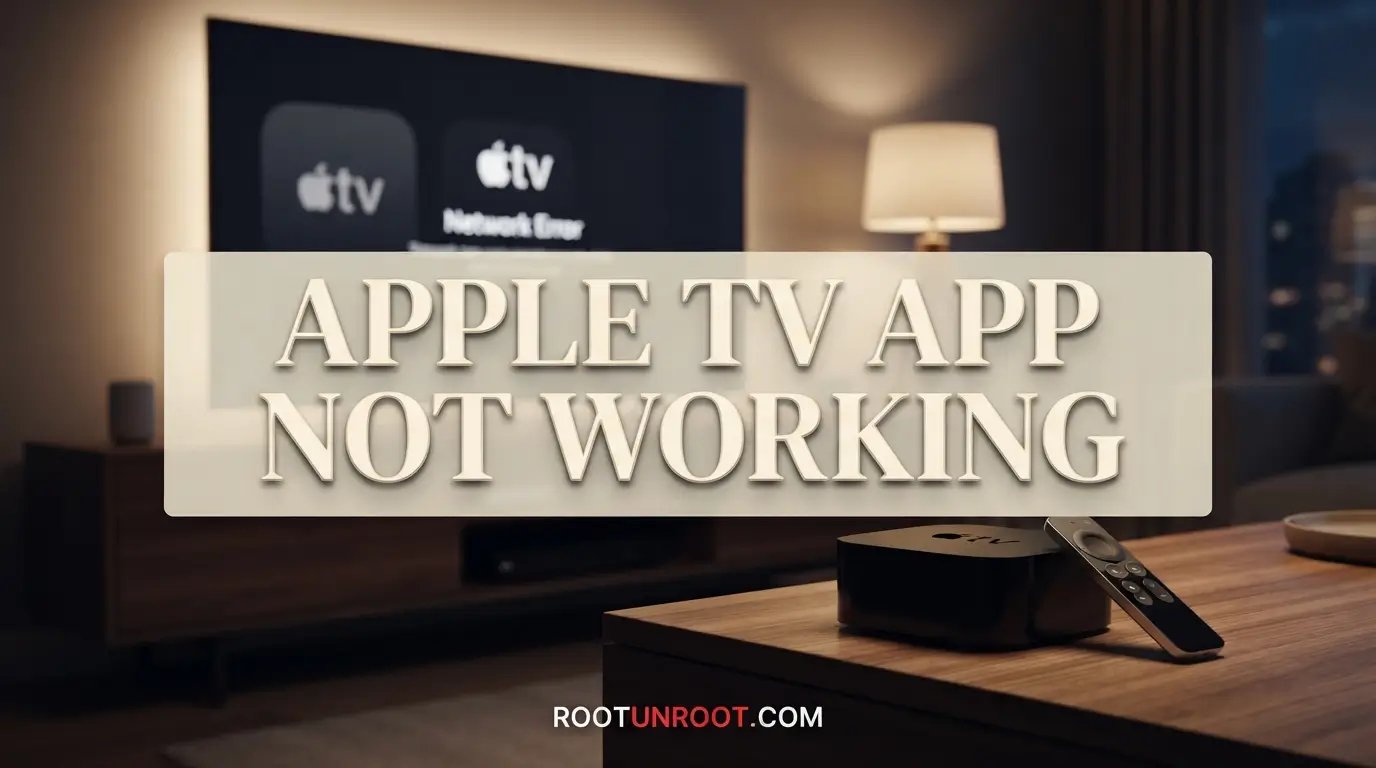 Apple TV App Not Working-FI