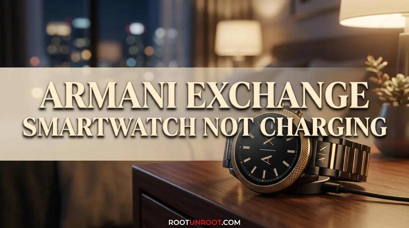 Armani Exchange Smartwatch Not Charging-FI