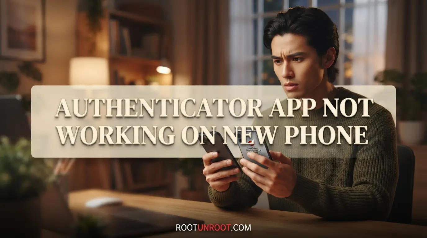 Authenticator App Not Working on New Phone-FI
