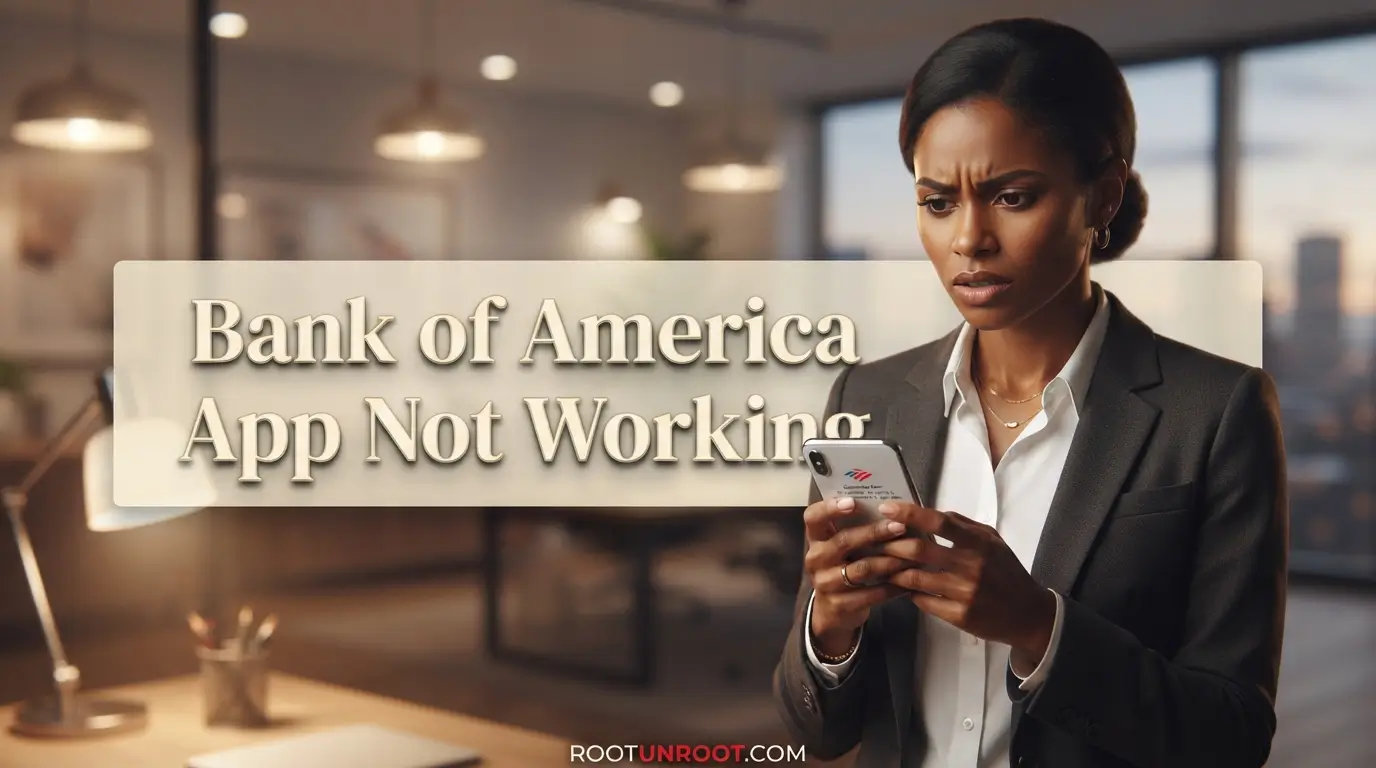 Bank of America App Not Working-FI