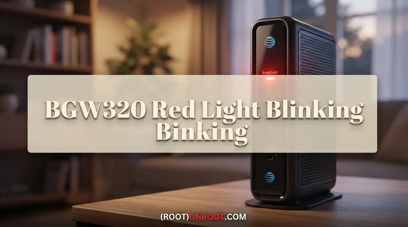 Bgw320 Red Light Blinking-FI