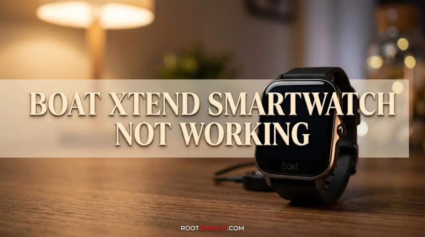 Boat Xtend Smartwatch Not Working-FI