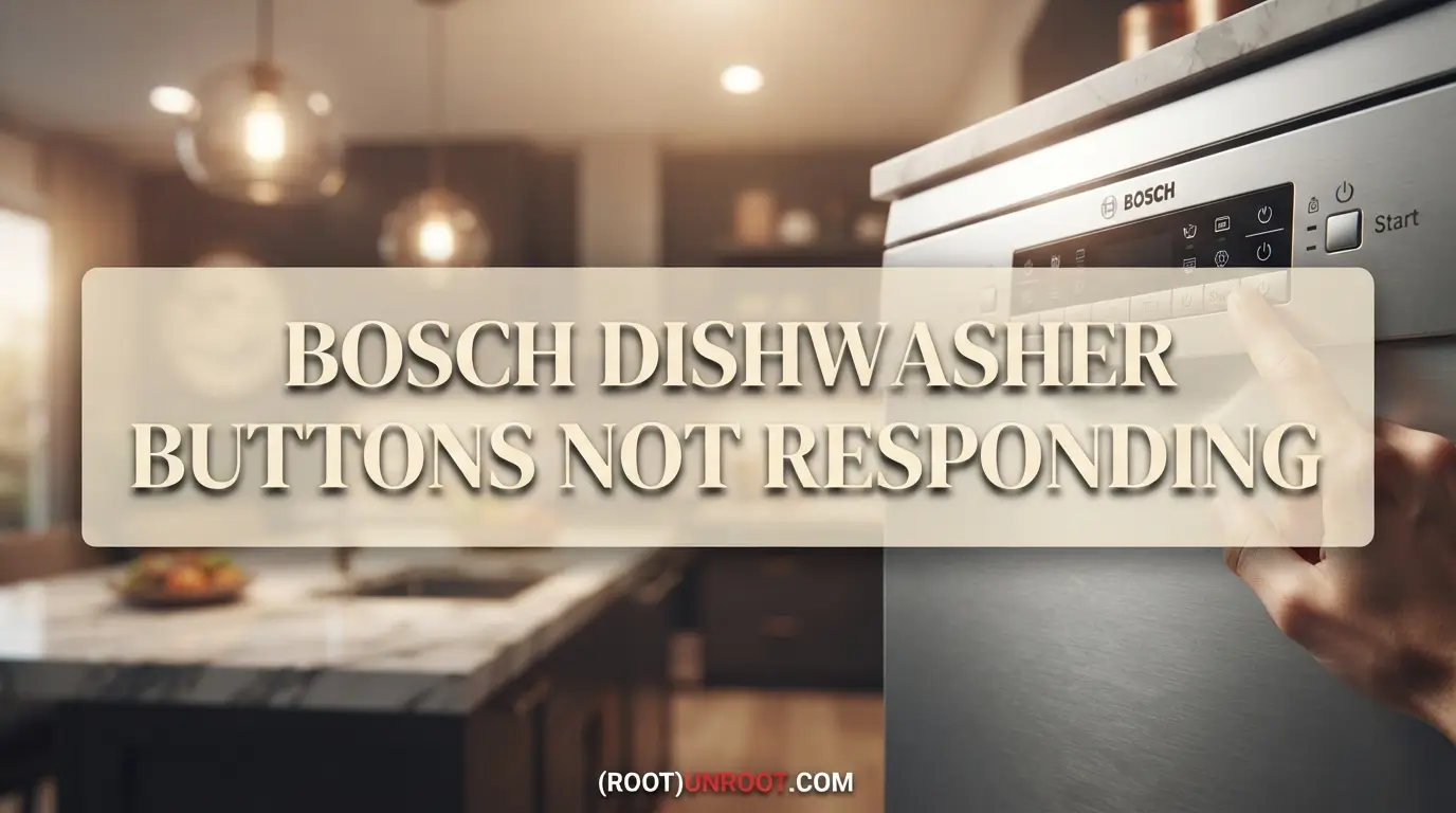 Bosch Dishwasher Buttons Not Responding-FI
